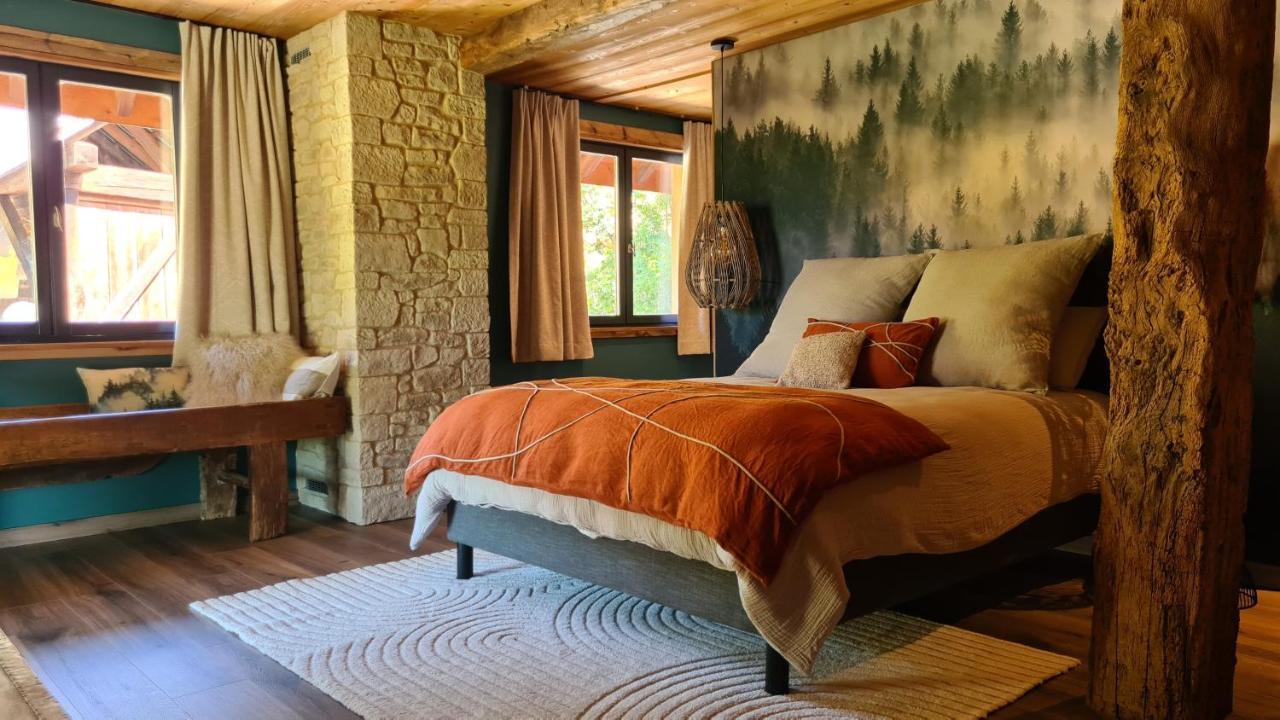 Bed and Breakfast Le Refuge Du Montagnard Marthod Esterno foto