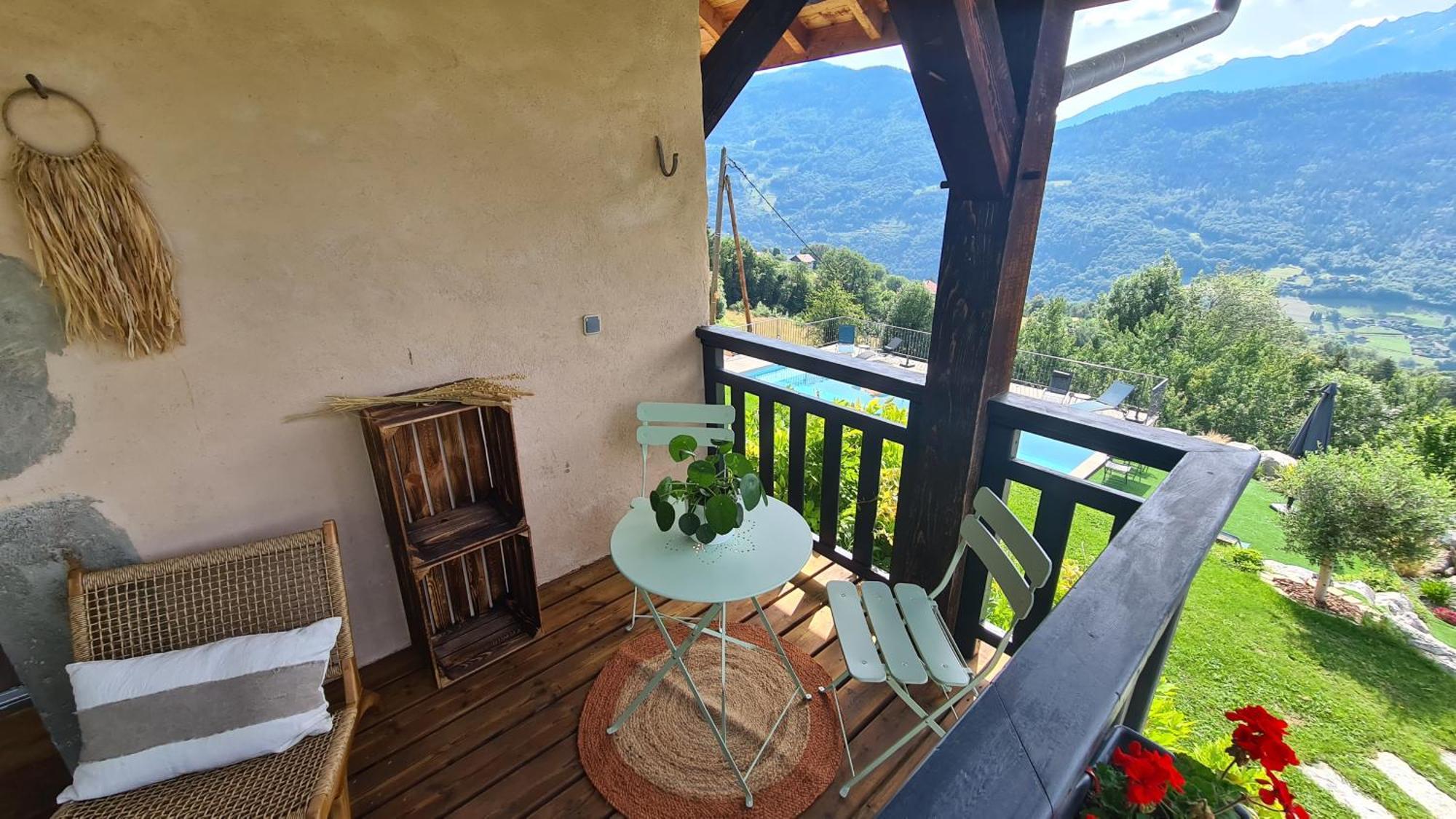Bed and Breakfast Le Refuge Du Montagnard Marthod Esterno foto